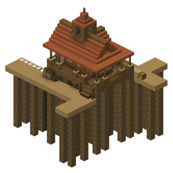 A 3D-render of the Beach Port structure