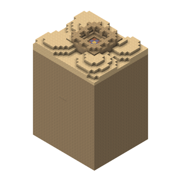 A 3D-render of the Tomb structure