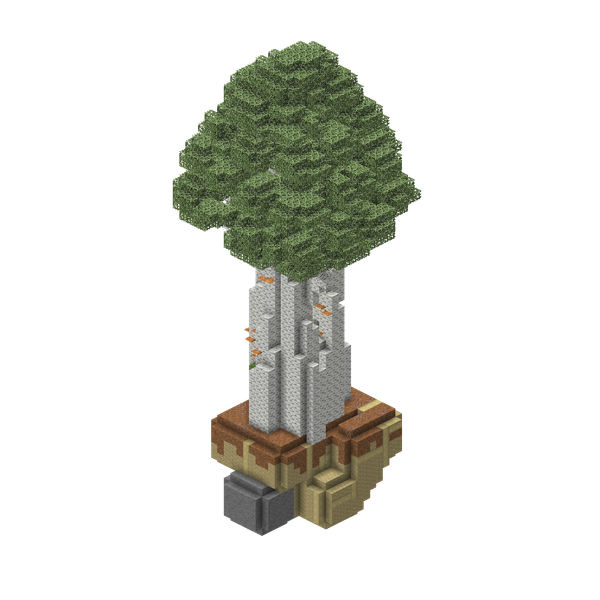 A 3D-render of the Druid Tree structure