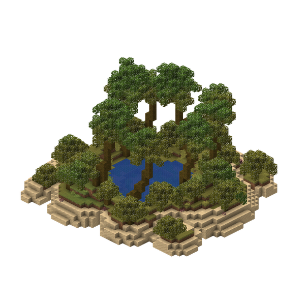 A 3D-render of the Oasis structure