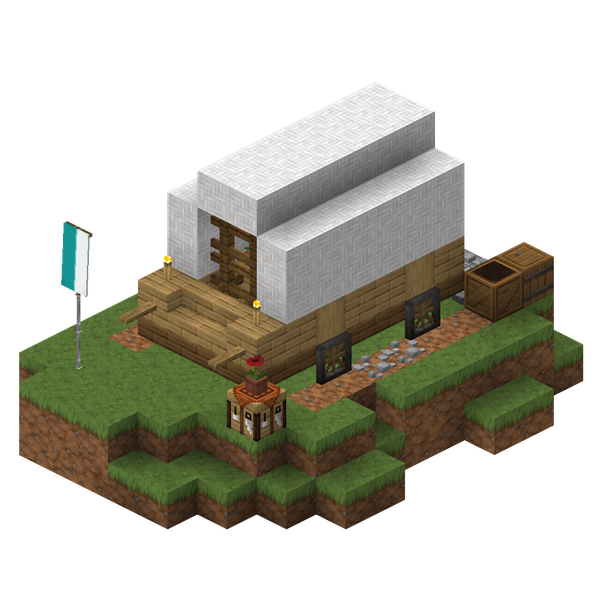 A 3D-render of the Caravan structure