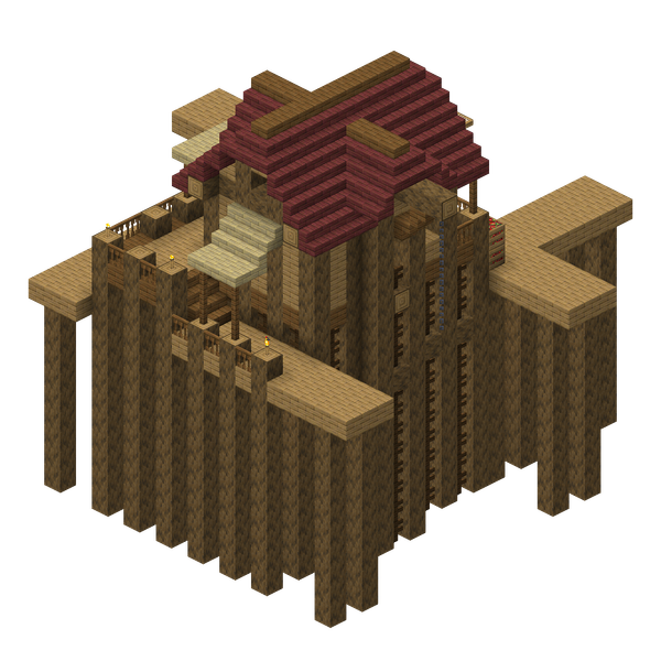 A 3D-render of the Beach Port structure