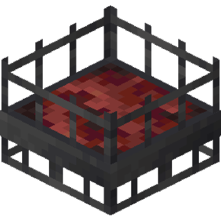 An un-lit Brazier block