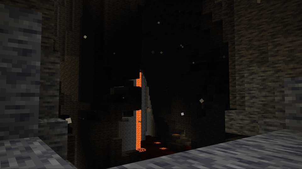 An in-game screenshot of the Cave Dust effect