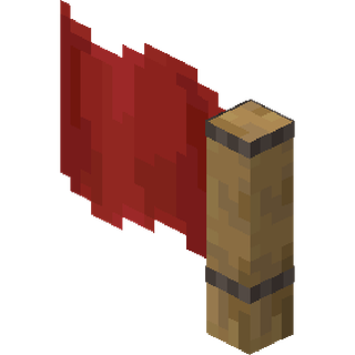A red Flag block