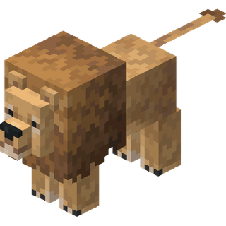 The in-game model of the Lion with a mane