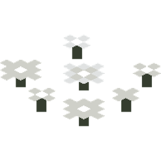 The Pale Petals plant block