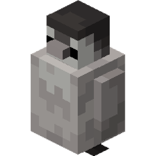 The in-game model of the baby Emperor Penguin