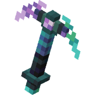 The in-game model of the Viridium Pickaxe