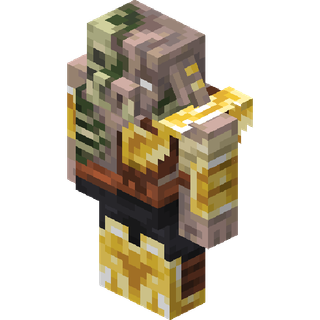 The in-game model of the default Zombified Piglin Brute