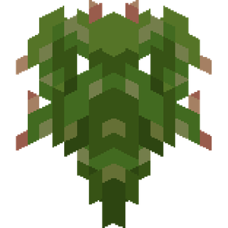 The Medium Opuntia Cactus plant block