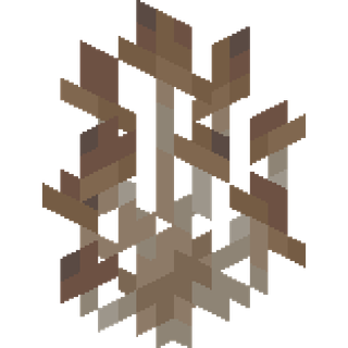 The Brown Mushroom Cluster plant block