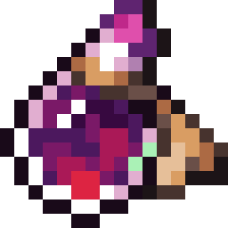 The in-game item of the Amplified Regeneration Splash Potion