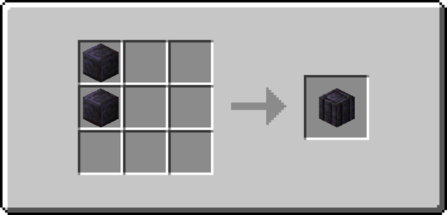The crafting recipe for Blackstone Pillar
