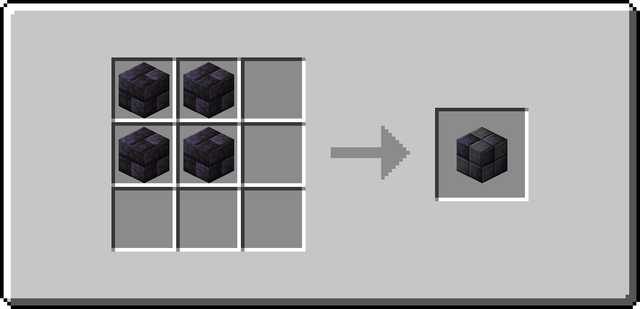 The crafting recipe for Blackstone Tiles
