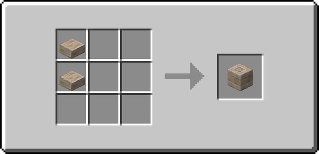 The crafting recipe for Chiseled Limestone