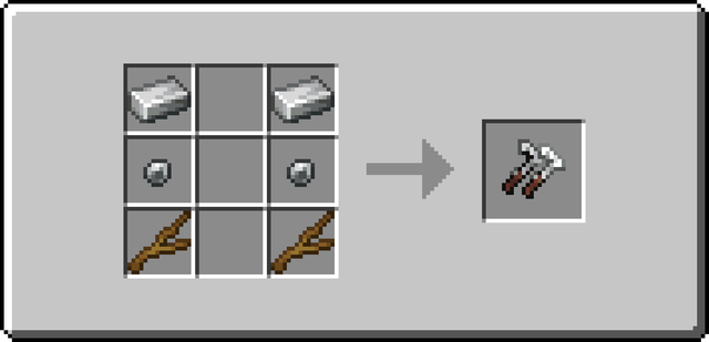 The crafting recipe of the Climbing Spikes