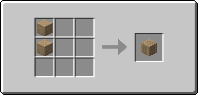 The crafting recipe for Dark Sandstone Pillar