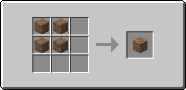 The crafting recipe for Dripstone Tiles