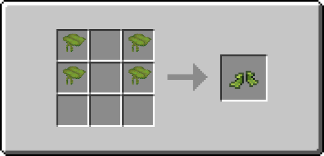 The crafting recipe for the Flippers
