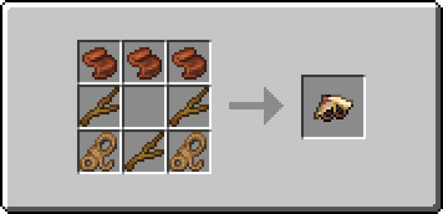 The crafting recipe of the Glider