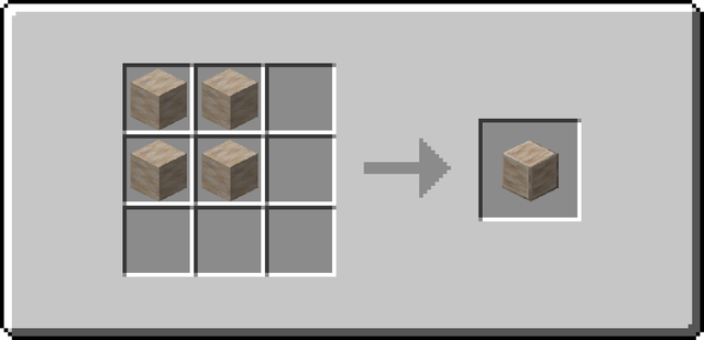 The crafting recipe for Polished Limestone