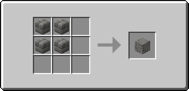 The crafting recipe for Tuff Tiles