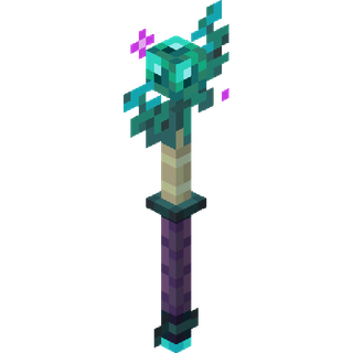 The in-game model of the Ender Staff