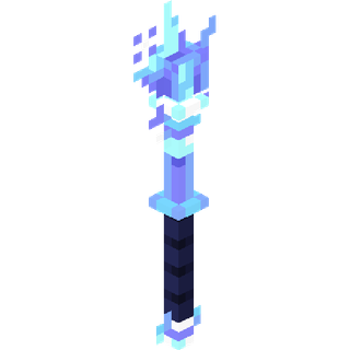 The in-game model of the Winter Staff