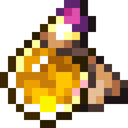 The in-game item of the Amplified Strength Splash Potion