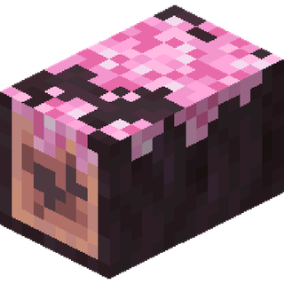The cherry Mossy Fallen Trunk block